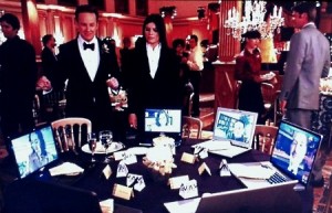 The Laptop Table of Virtual Wedding Guests