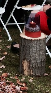 Cool log idea for your wedding ceremony