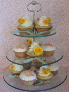 Wedding Cupcake Centerpiece