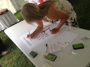 Fingerprint Wedding Guestbook