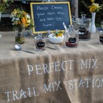 Sample Wedding Trail Mix Bar Table 3