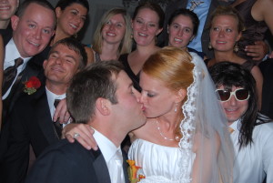 Albany NY Wedding Kiss