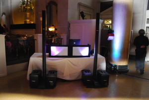 DJ Banquet Set Up