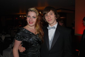 Gray Bow Tie at Prom in Latham by DJ Booth
