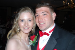 Red Bow Tie at Prom in Latham by DJ Booth
