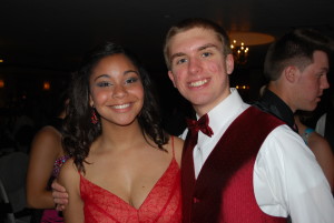 Red Prom Clothing - Disc Jockey Prom Pictures - Albany NY - 2013