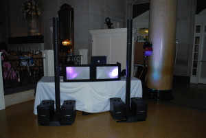 Wedding DJ Bose Set Up