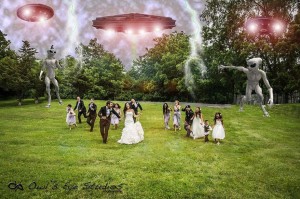 Alien Invasion Wedding