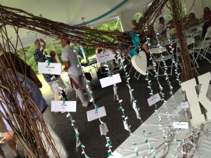 Monogram Hanging Place Cards