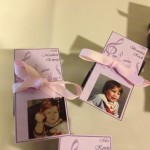 Wedding Place Card Baby Picture Idea