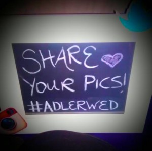 Create a Wedding Hashtag on Twitter, Instagram, Facebook and Vine.