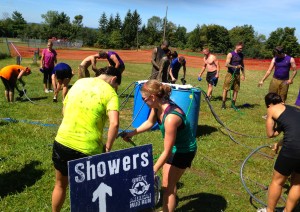 Mud Run DJ Event in Upstate NY clean up