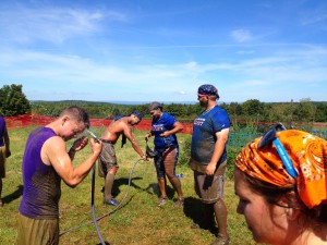 Mud Run DJ Event in Upstate NY cleaning up
