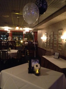 photo centerpiece dj idea table