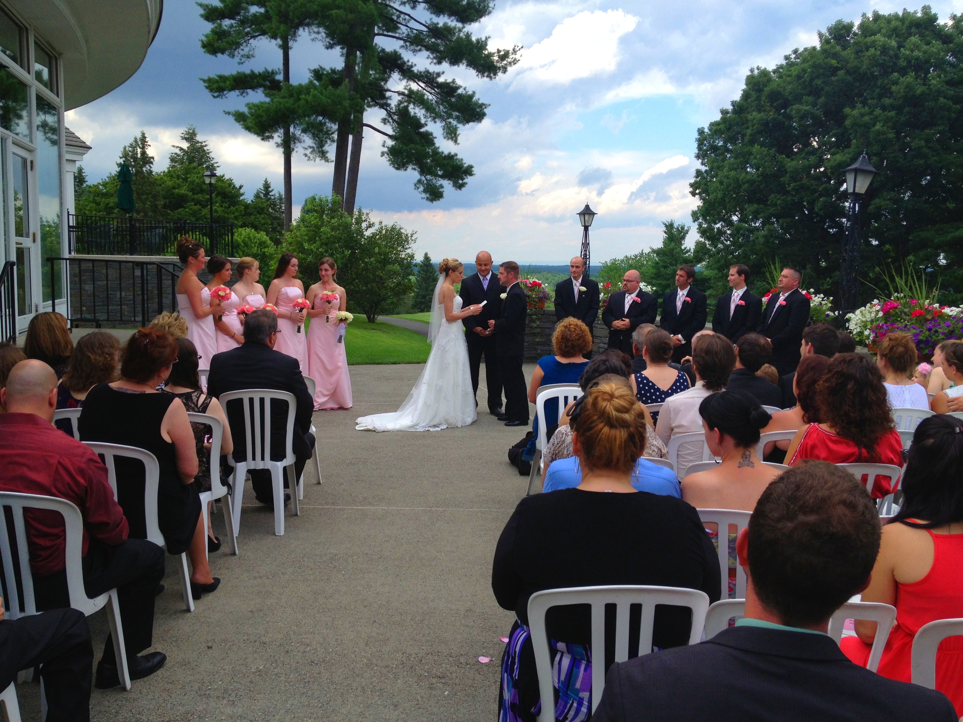 Albany Country Club Wedding DJ Picture of Vows