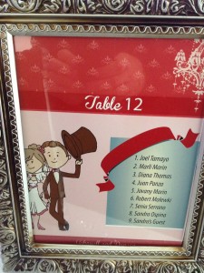 Picture Frame Place Cards