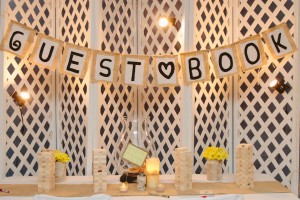Jenga Wedding Guest Book - Albany NJ Wedding DJ