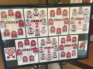 Hockey Wedding Place Cards