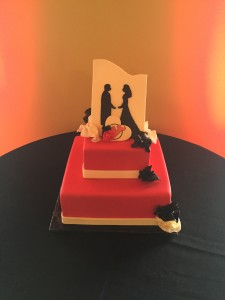 Hockey Wedding Theme Cake