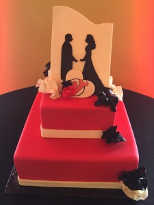 Hockey Wedding Theme Cake