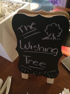 Wedding Guestbook Wishing Tree Sign