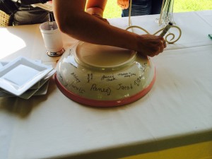Serving Bowl Wedding Guest Book