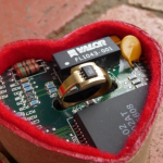 Microchip Engagement Ring