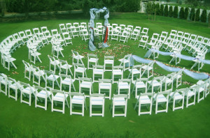 spiral wedding ceremony dj layout