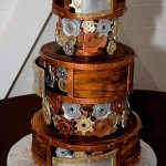 Steampunk Wedding Cake DJ Idea