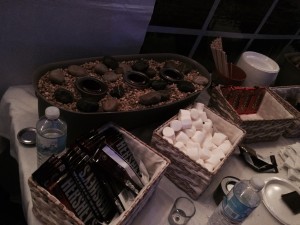 Smores Bar wedding DJ idea Food