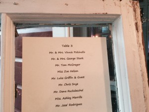 Rustic Window Wedding Decoration for Place Cards