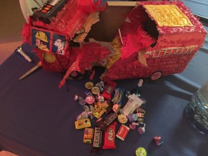 Vokda Piñata DJ activity idea