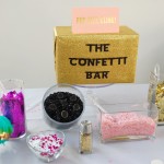 Confetti Bar Serving Jar ideas