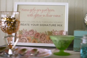 Confetti Bar Sign idea