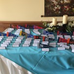 Sports Theme Wedding Table Place cards Pennants