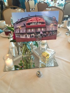 Sports Theme Wedding Table Signs - Stadium Postcards