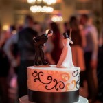 baseball theme wedding cake topper