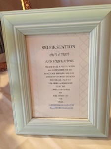 Wedding Selfie Station SignWedding Selfie Station Sign
