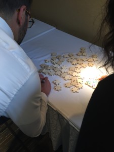Puzzle Piece Wedding Guest Book