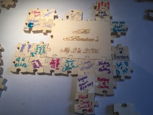 Puzzle Piece Wedding Guest Book