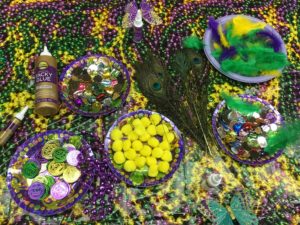 Mardi Gras Theme Party Custom Umbrella Decoration